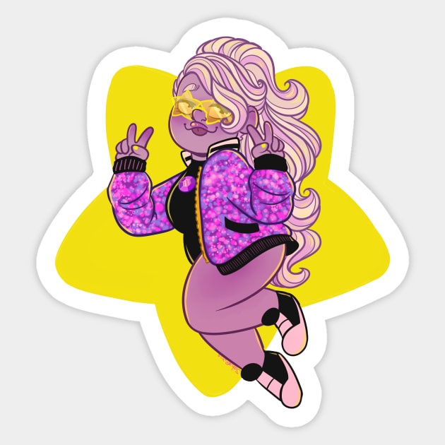 Amethyst Sticker by Sabzies